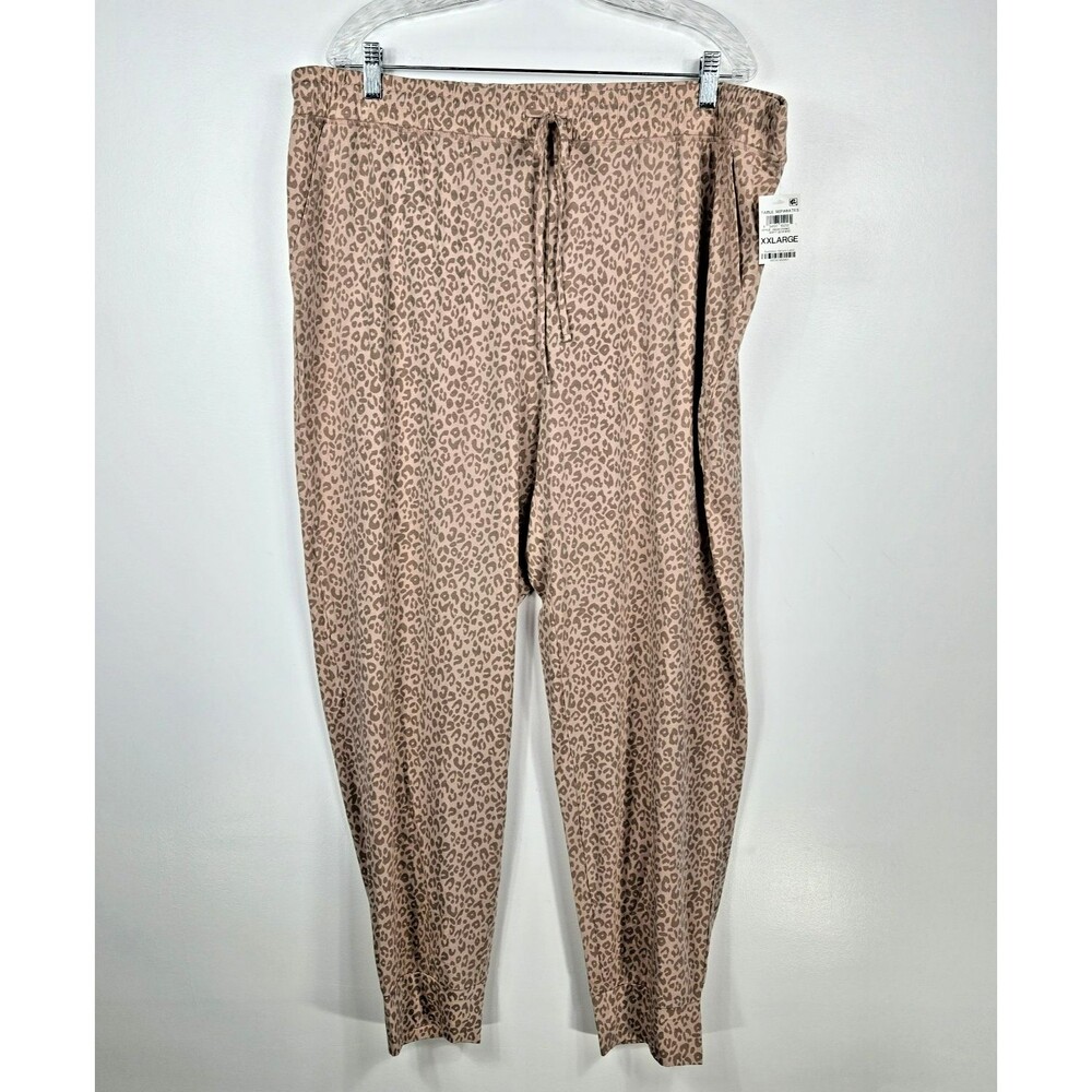 State of Day Women's Size XXL Soft Leopard Pajama Pants NWT